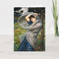 Waterhouse Boreas Greeting Card