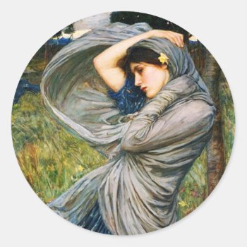 Waterhouse Boreas Stickers by VintageSpot at Zazzle