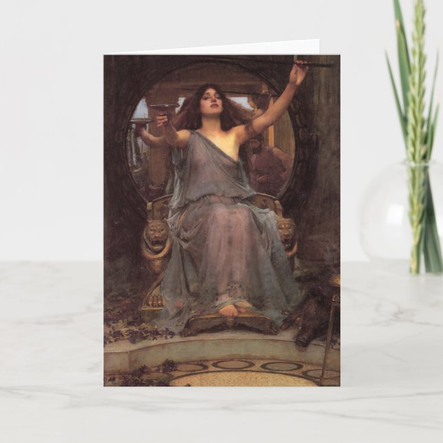 Waterhouse Circe Greeting Card (Front)