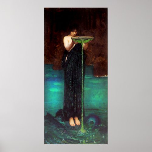 Waterhouse Circe Invidiosa Poster