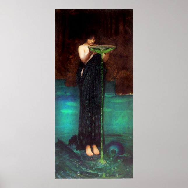 Waterhouse Circe Invidiosa Poster (Front)