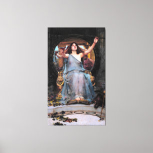 WATERHOUSE CIRCE OFFERING THE CUP TO ULYSSES 1891  CANVAS PRINT