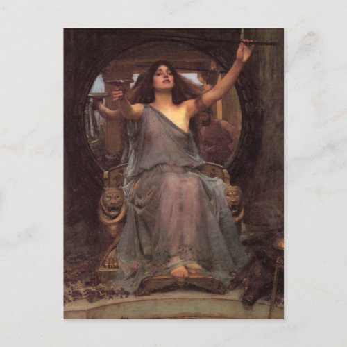 Waterhouse Circe Postcard