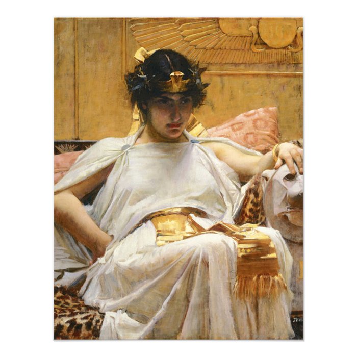 Waterhouse Cleopatra Invitations