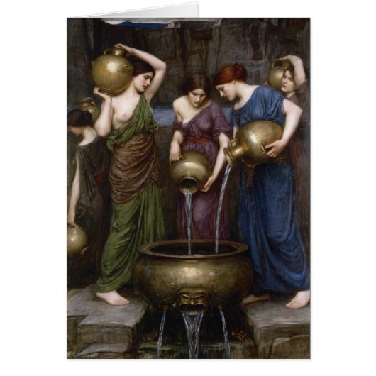 Waterhouse Danaides PreRaphaelite Art Cards (Front)
