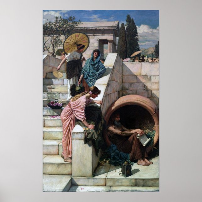 Waterhouse - Diogenes 1882 Poster (Front)