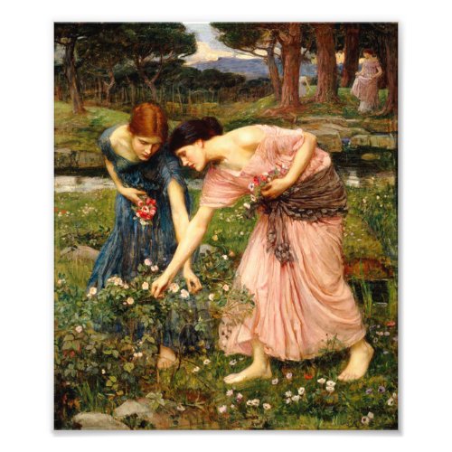 Waterhouse Gather Ye Rosebuds Print