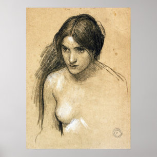 Waterhouse - Hylas And The Nymphs (Study) Poster
