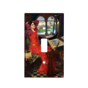 Waterhouse I Am Half-Sick of Shadows Light Switch Cover