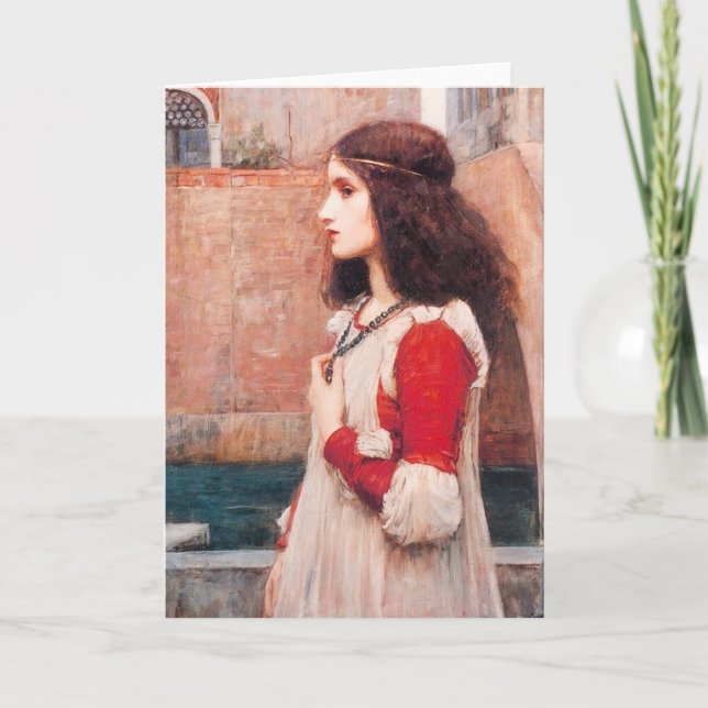 Waterhouse Juliet Greeting Card (Front)