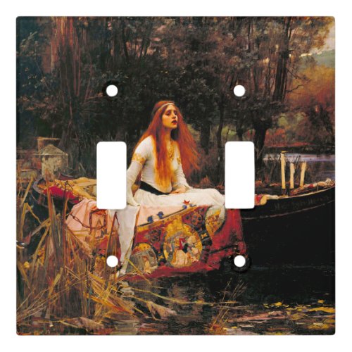 Waterhouse Lady of Shalott Light Switch Cover