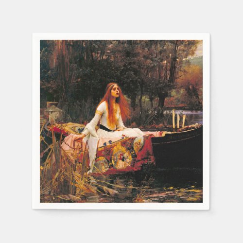 Waterhouse Lady of Shalott Napkins