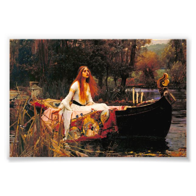 Waterhouse Lady of Shalott Photo Print (Front)