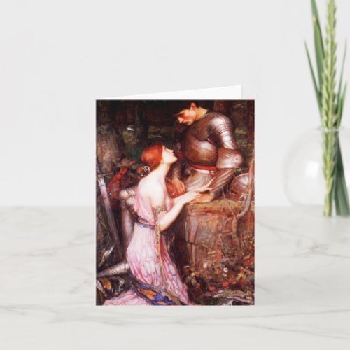 Waterhouse Lamia and the Soldier Note Card