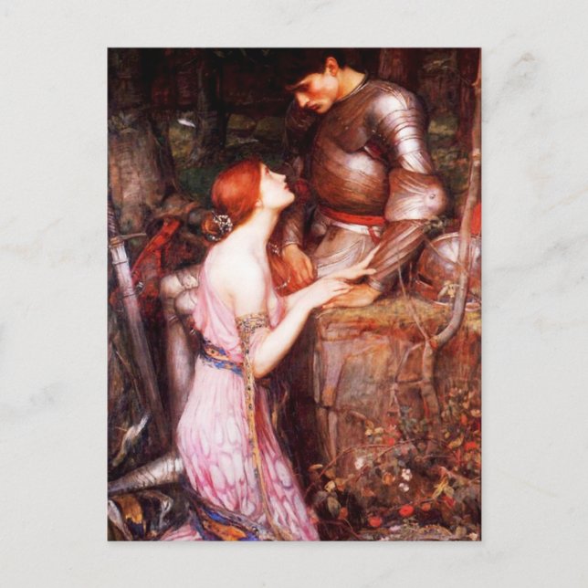 Waterhouse Lamia and the Soldier Postcard (Front)