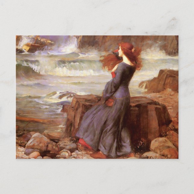 Waterhouse Miranda - The Tempest Postcard (Front)