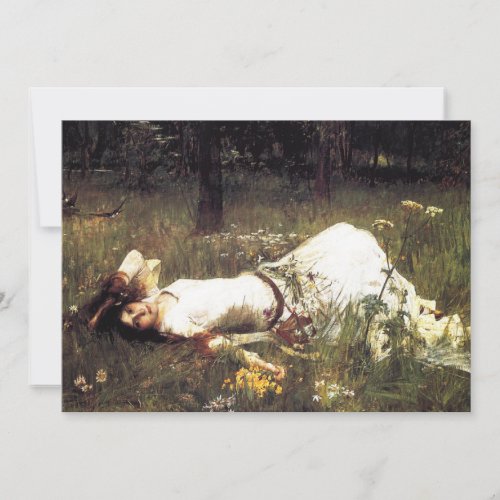 Waterhouse Ophelia Invitations