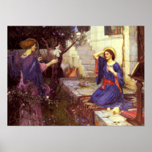 Waterhouse - The Annunciation Poster