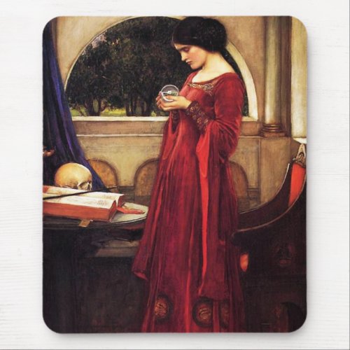 Waterhouse The Crystal Ball Mouse Pad