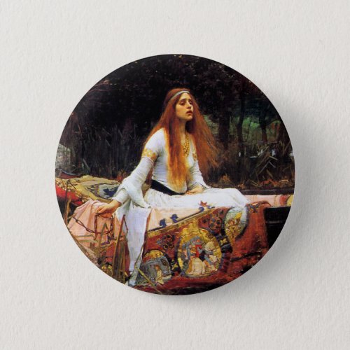 Waterhouse The Lady of Shalott Button