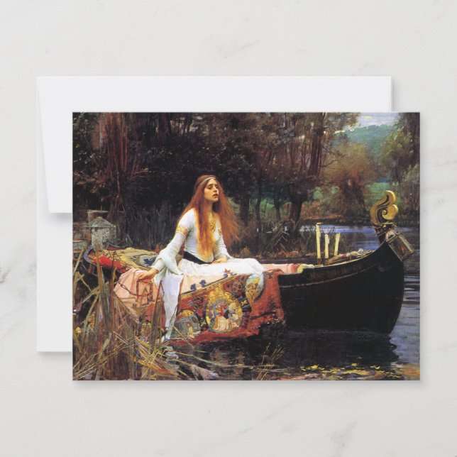 Waterhouse The Lady of Shalott Invitations (Front)