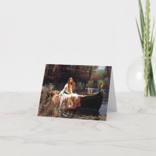 Waterhouse The Lady of Shalott Note Card