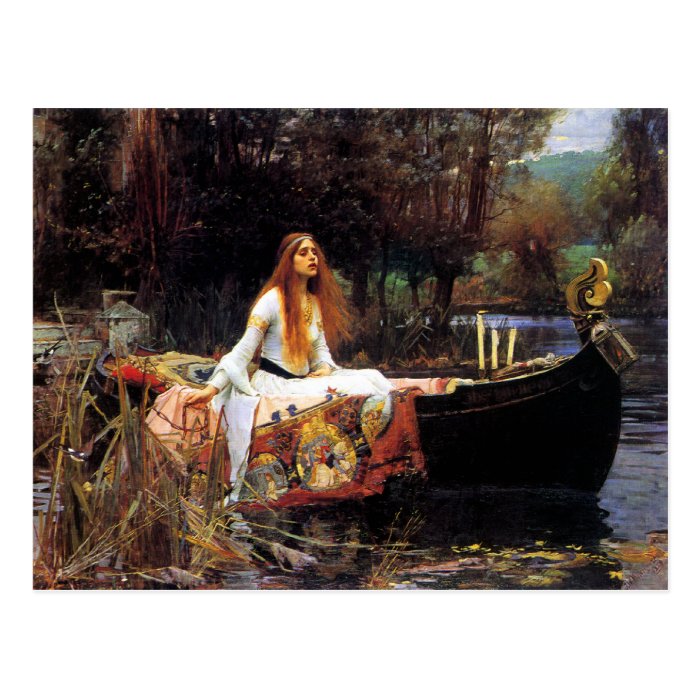 Waterhouse The Lady of Shalott Post Card