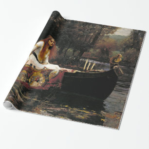 Waterhouse The Lady Of Shalott Vintage Fine Art Wrapping Paper