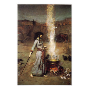 Waterhouse The Magic Circle Print