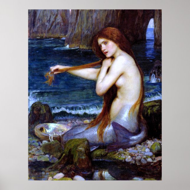 Waterhouse: The Mermaid Poster (Front)