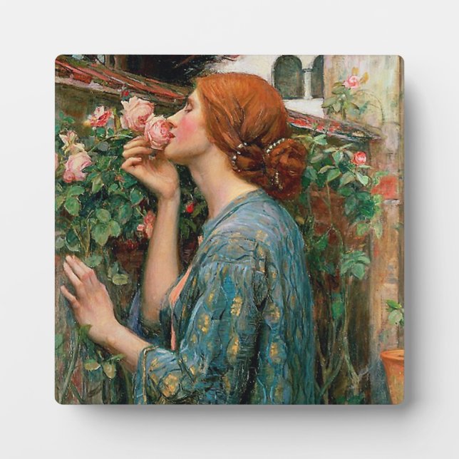 Waterhouse The Soul of the Rose Plaque (Front)