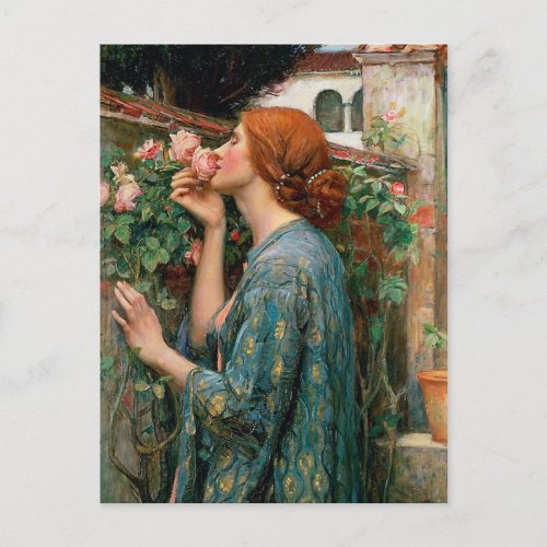 Waterhouse The Soul of the Rose Postcard