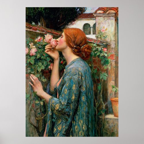 Waterhouse The Soul of the Rose Poster