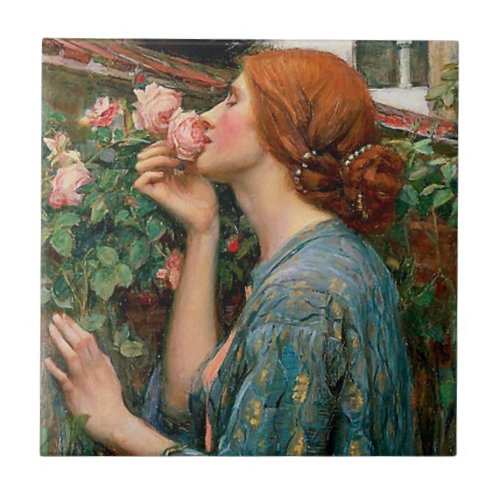 Waterhouse The Soul of the Rose Tile
