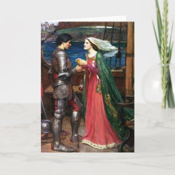 Waterhouse Tristan And Isolde Greeting Card by VintageSpot at Zazzle