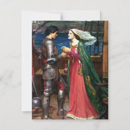 Waterhouse Tristan and Isolde Invitations