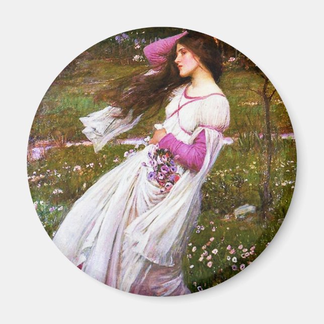 Waterhouse Windflowers Magnet (Front)