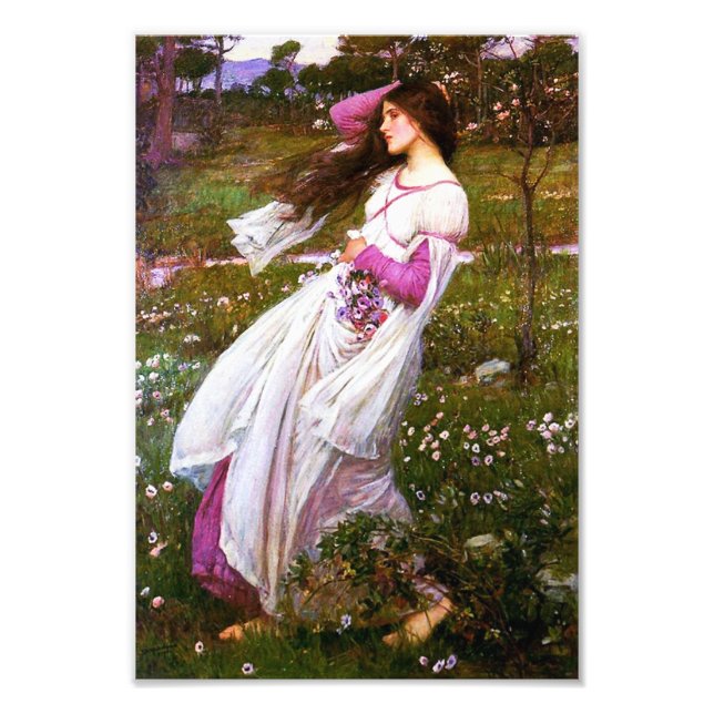 Waterhouse Windflowers Print (Front)