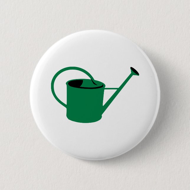 Watering can pinback button (Front)