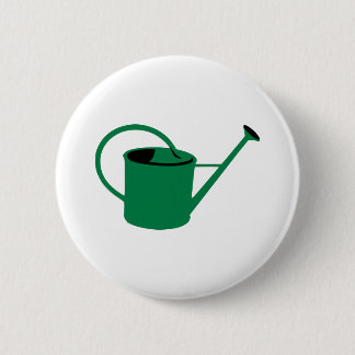 Watering can pinback button
