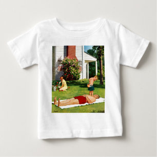 Watering Father Baby T-Shirt