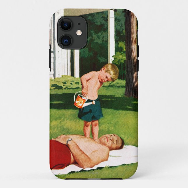 Watering Father Case-Mate iPhone Case (Back)