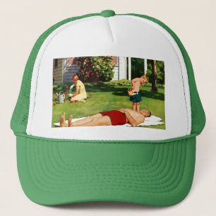 Watering Father Trucker Hat