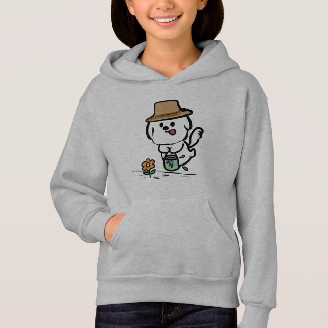 watering flower hoodie (Front)