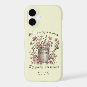 Watering My Own Peace Vintage Floral Botanical iPhone 17 Case