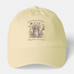 Watering My Own Peace Vintage Floral Botanical Hat