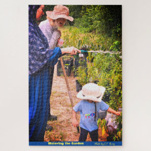Watering the Garden / Farm Jigsaw Puzzle