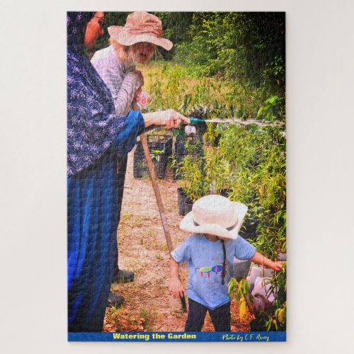 Watering the Garden  Farm  Jigsaw Puzzle