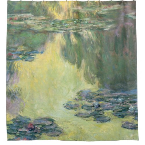 Waterlilies 1907 Monet French Impressionism Art Shower Curtain