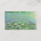 Waterlilies (1914) by Claude Monet Business Card (Back)